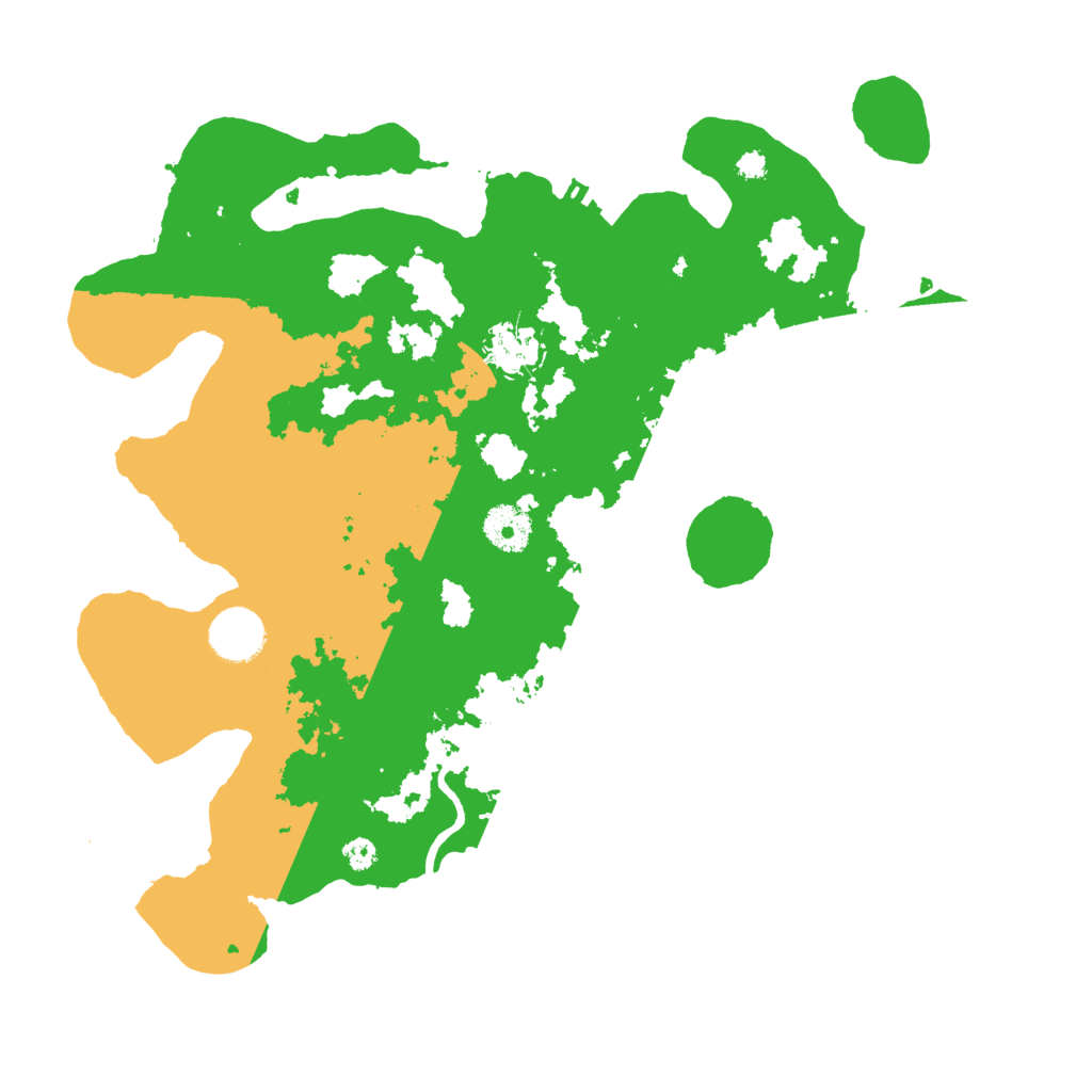 Biome Rust Map: Procedural Map, Size: 3500, Seed: 123488