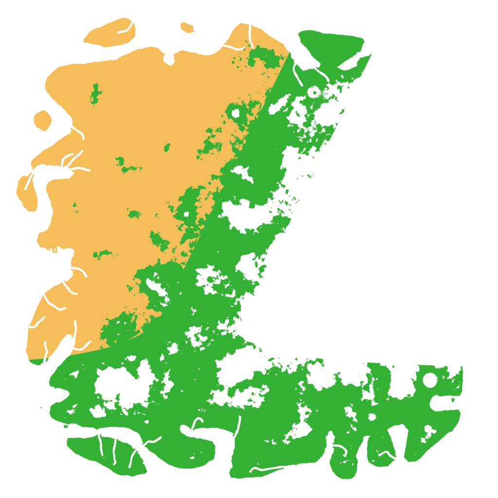 Biome Rust Map: Procedural Map, Size: 6000, Seed: 63435783