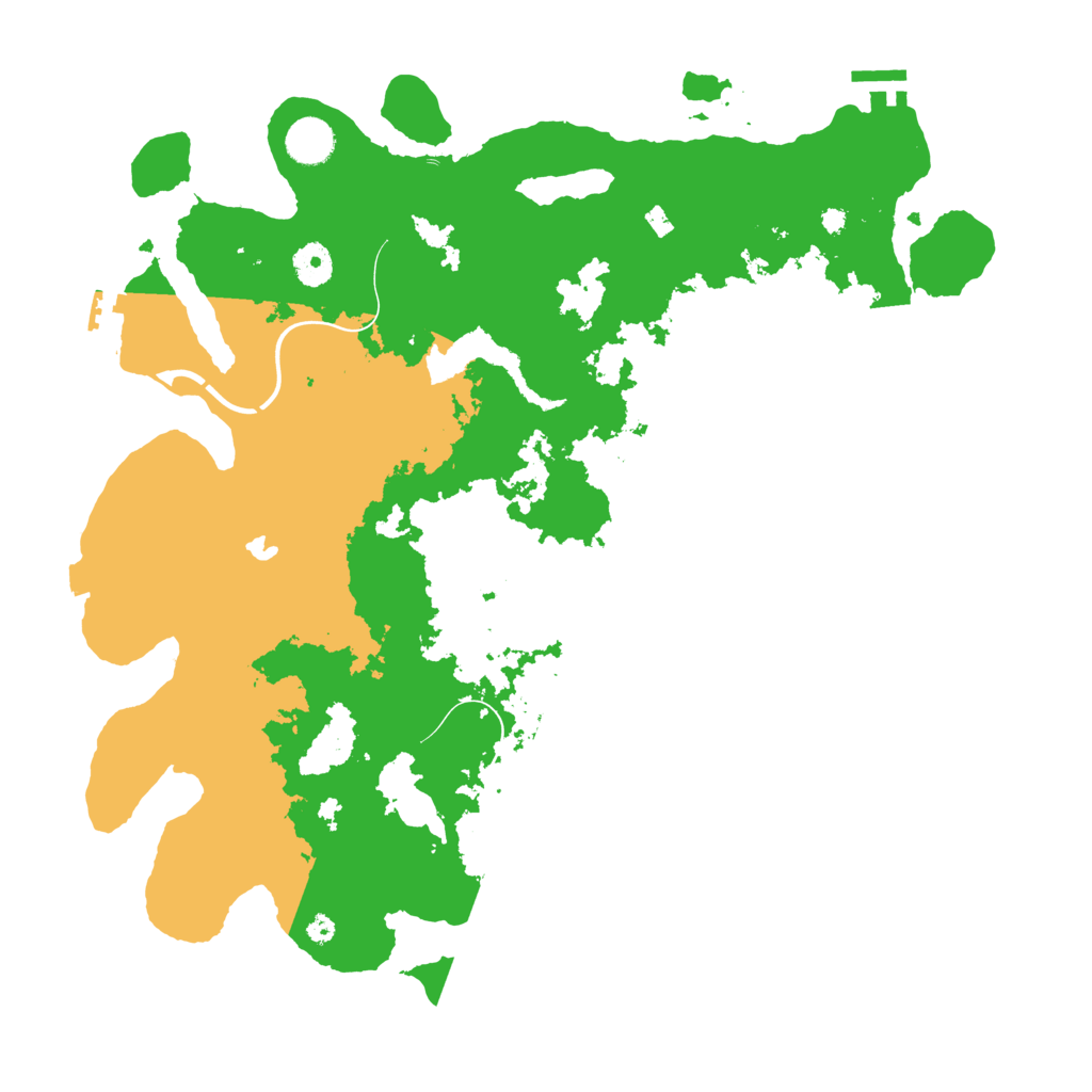 Biome Rust Map: Procedural Map, Size: 4000, Seed: 51505533