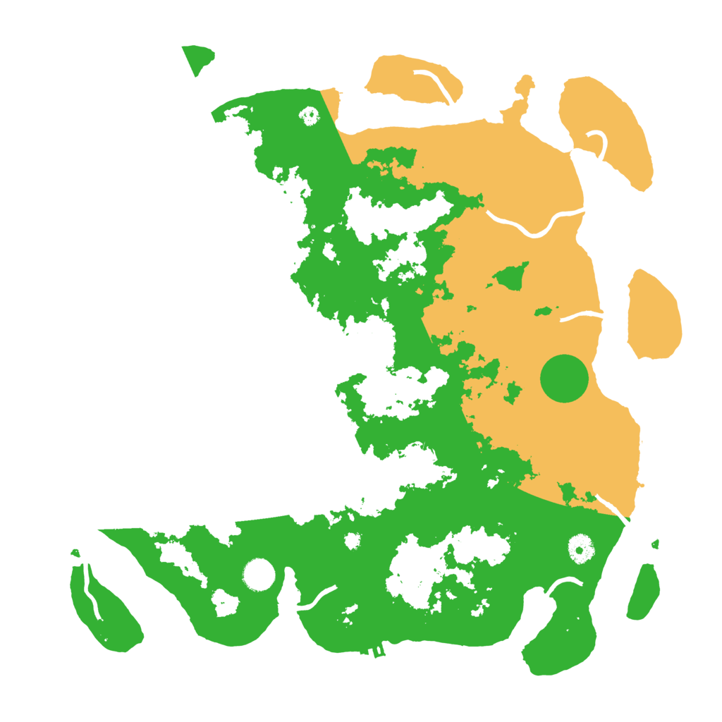 Biome Rust Map: Procedural Map, Size: 3950, Seed: 873477649