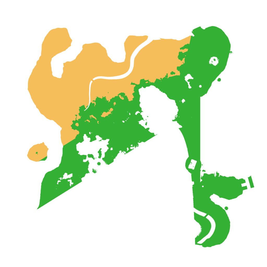 Biome Rust Map: Procedural Map, Size: 3000, Seed: 7973372