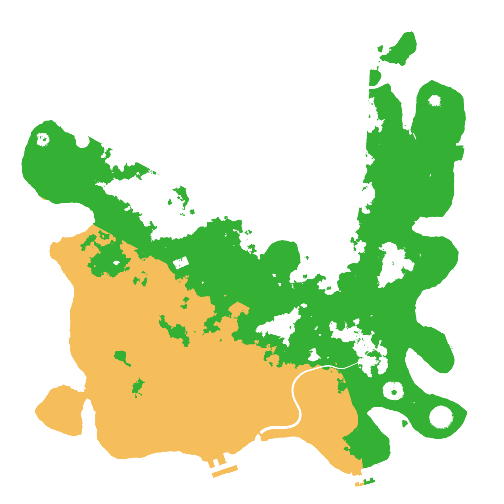 Biome Rust Map: Procedural Map, Size: 3850, Seed: 2624395