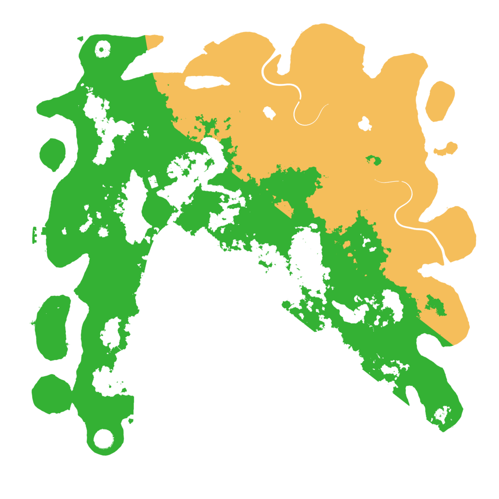 Biome Rust Map: Procedural Map, Size: 4500, Seed: 4295727