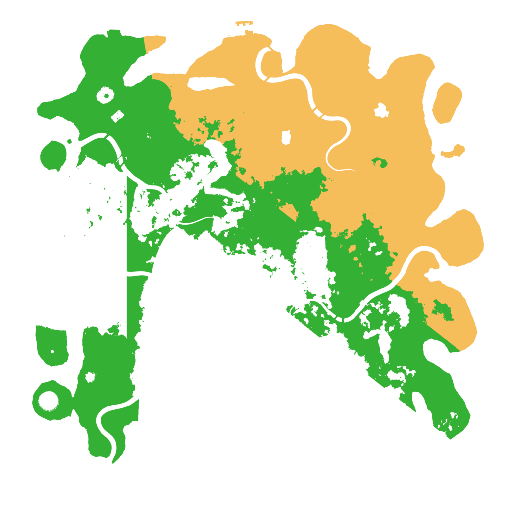 Biome Rust Map: Procedural Map, Size: 4500, Seed: 4295727