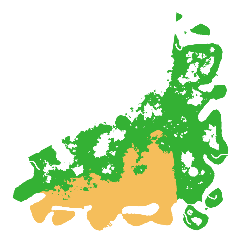 Biome Rust Map: Procedural Map, Size: 4500, Seed: 56268247