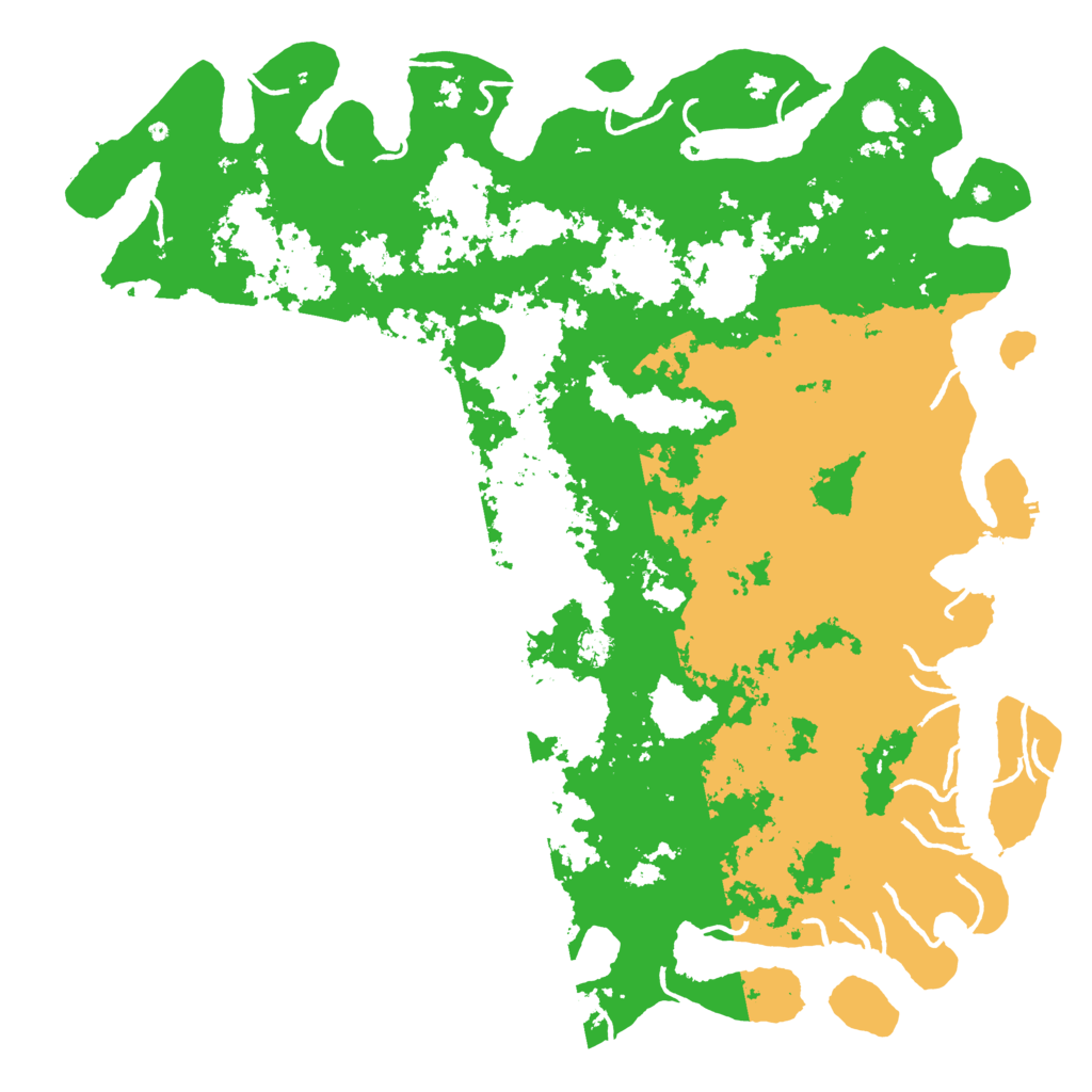 Biome Rust Map: Procedural Map, Size: 6000, Seed: 51986007