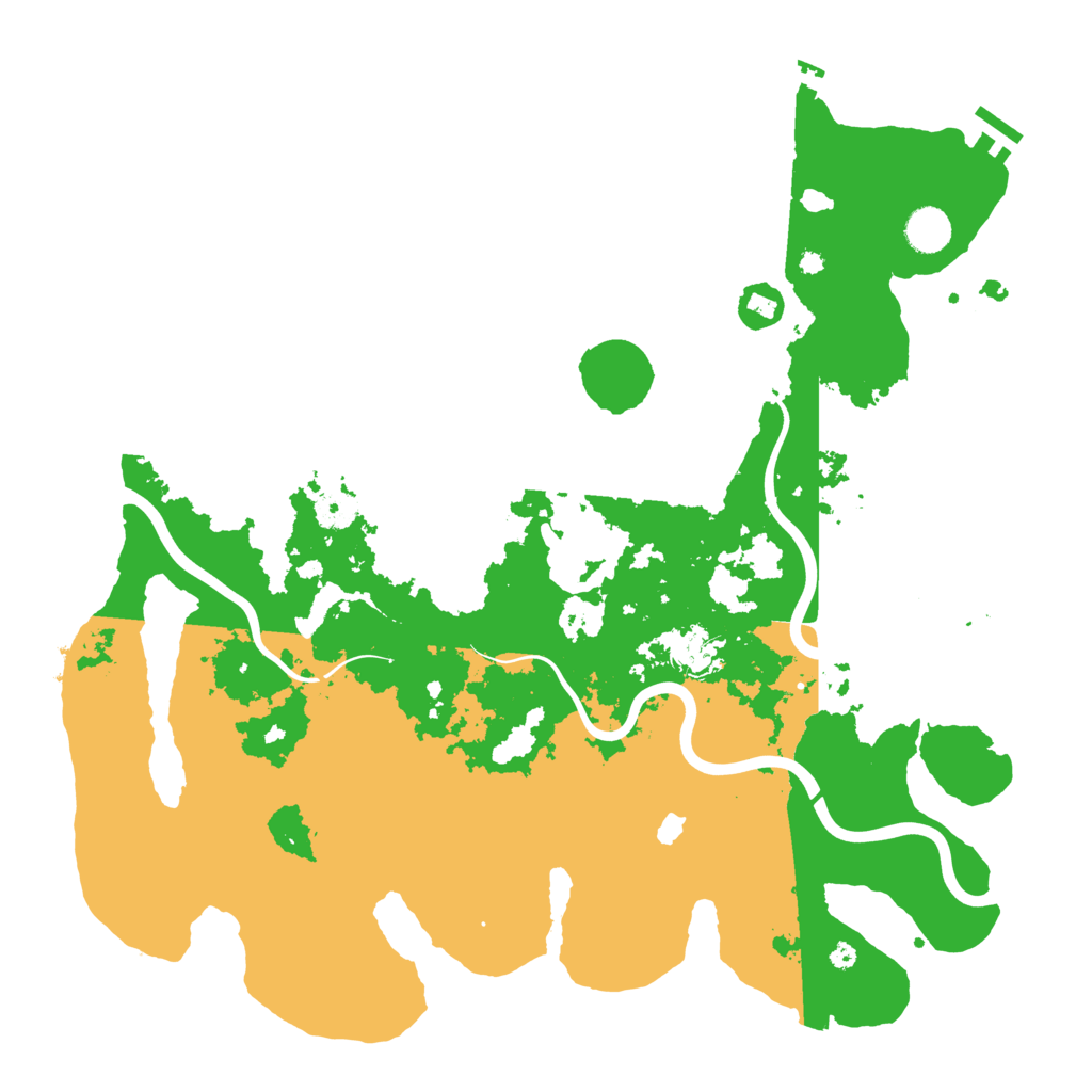 Biome Rust Map: Procedural Map, Size: 4200, Seed: 354744958