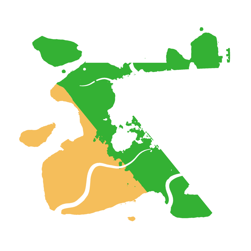 Biome Rust Map: Procedural Map, Size: 2650, Seed: 1337