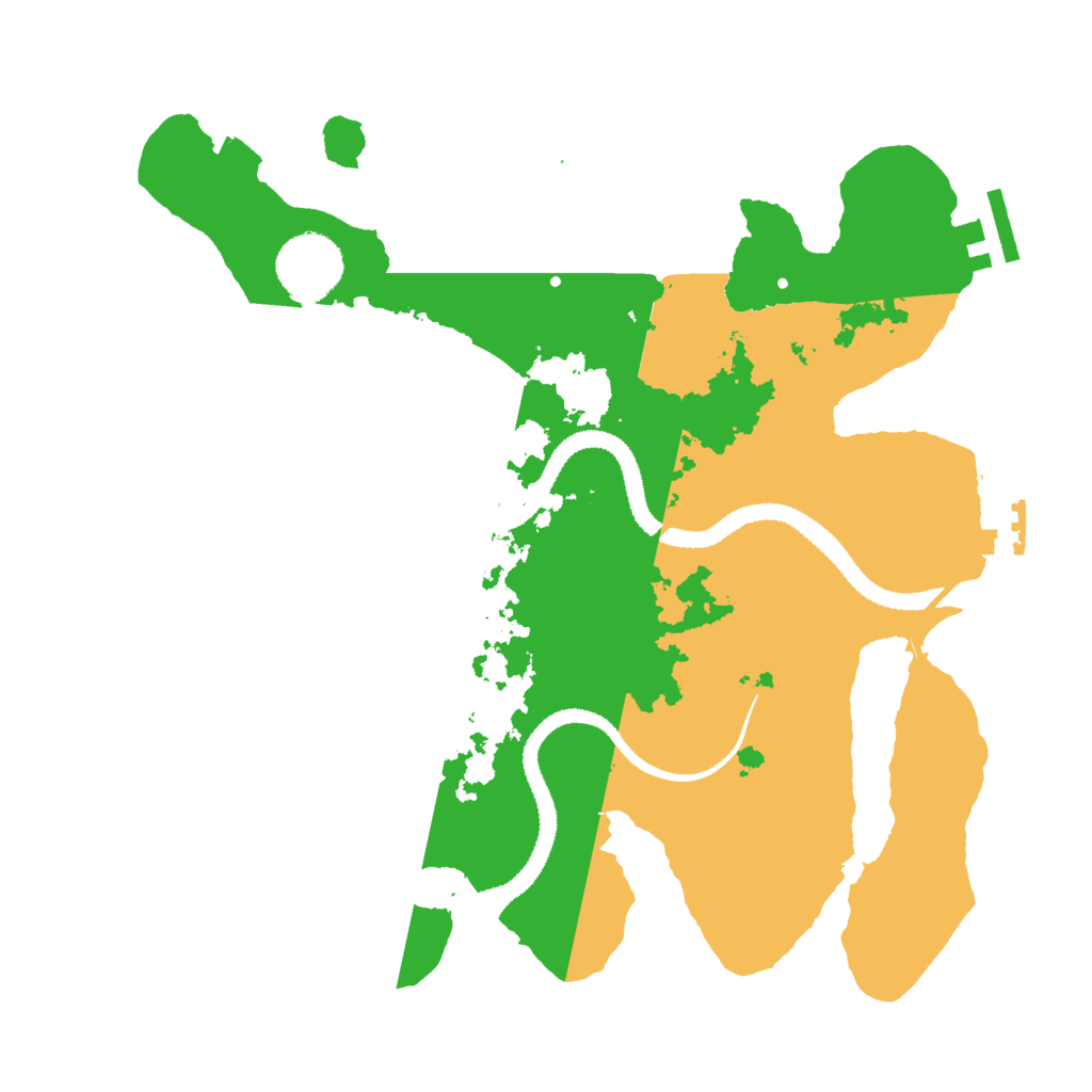 Biome Rust Map: Procedural Map, Size: 3000, Seed: 1818304505