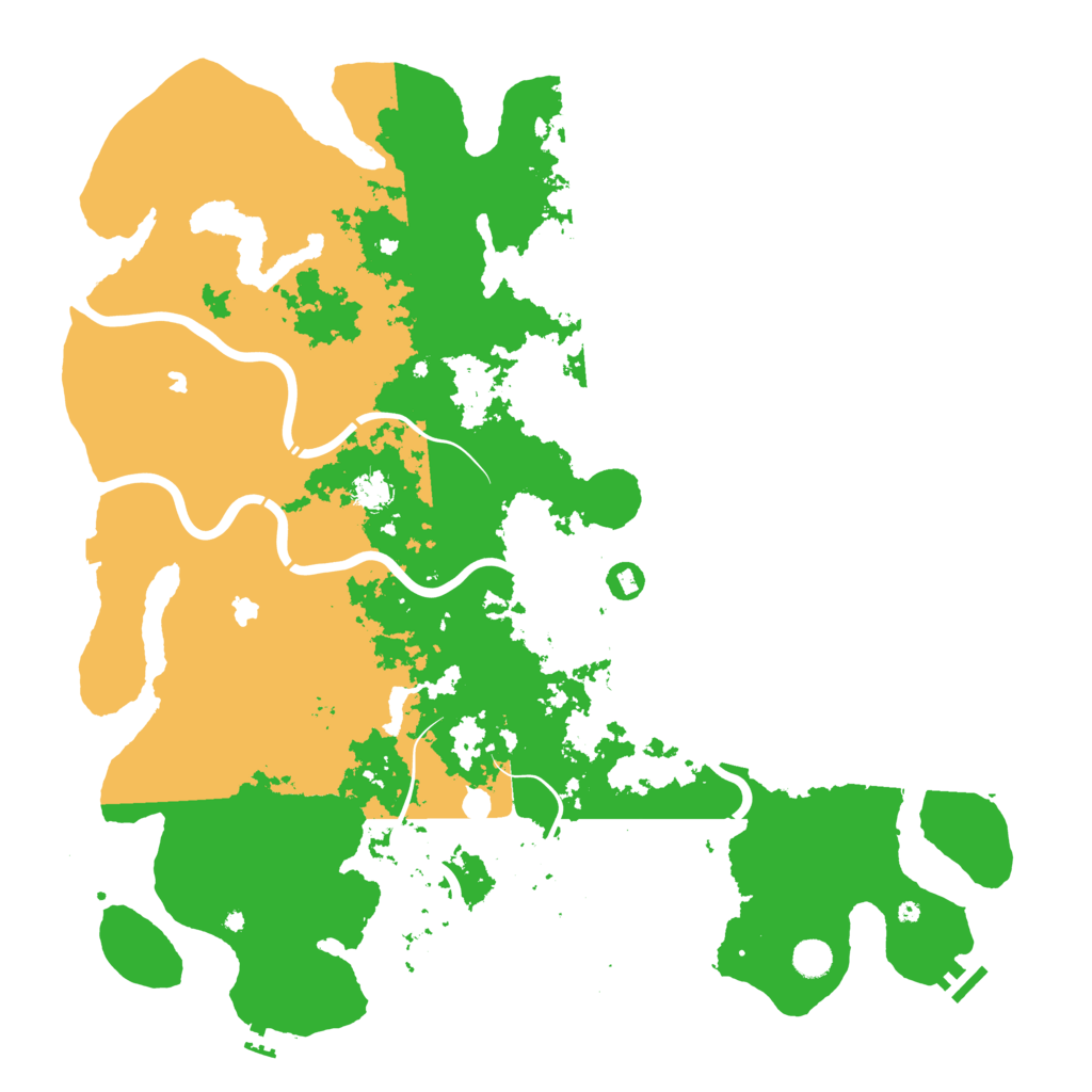 Biome Rust Map: Procedural Map, Size: 5000, Seed: 725017645