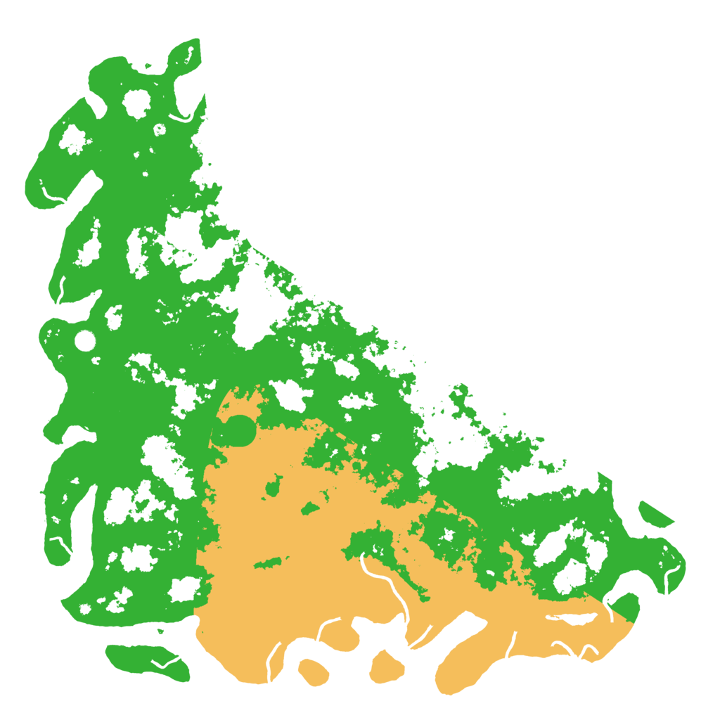 Biome Rust Map: Procedural Map, Size: 6000, Seed: 406516198