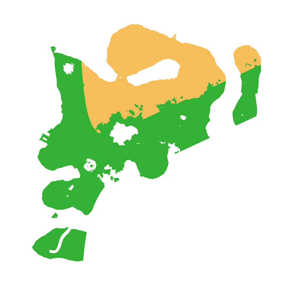 Biome Rust Map: Procedural Map, Size: 2500, Seed: 23742