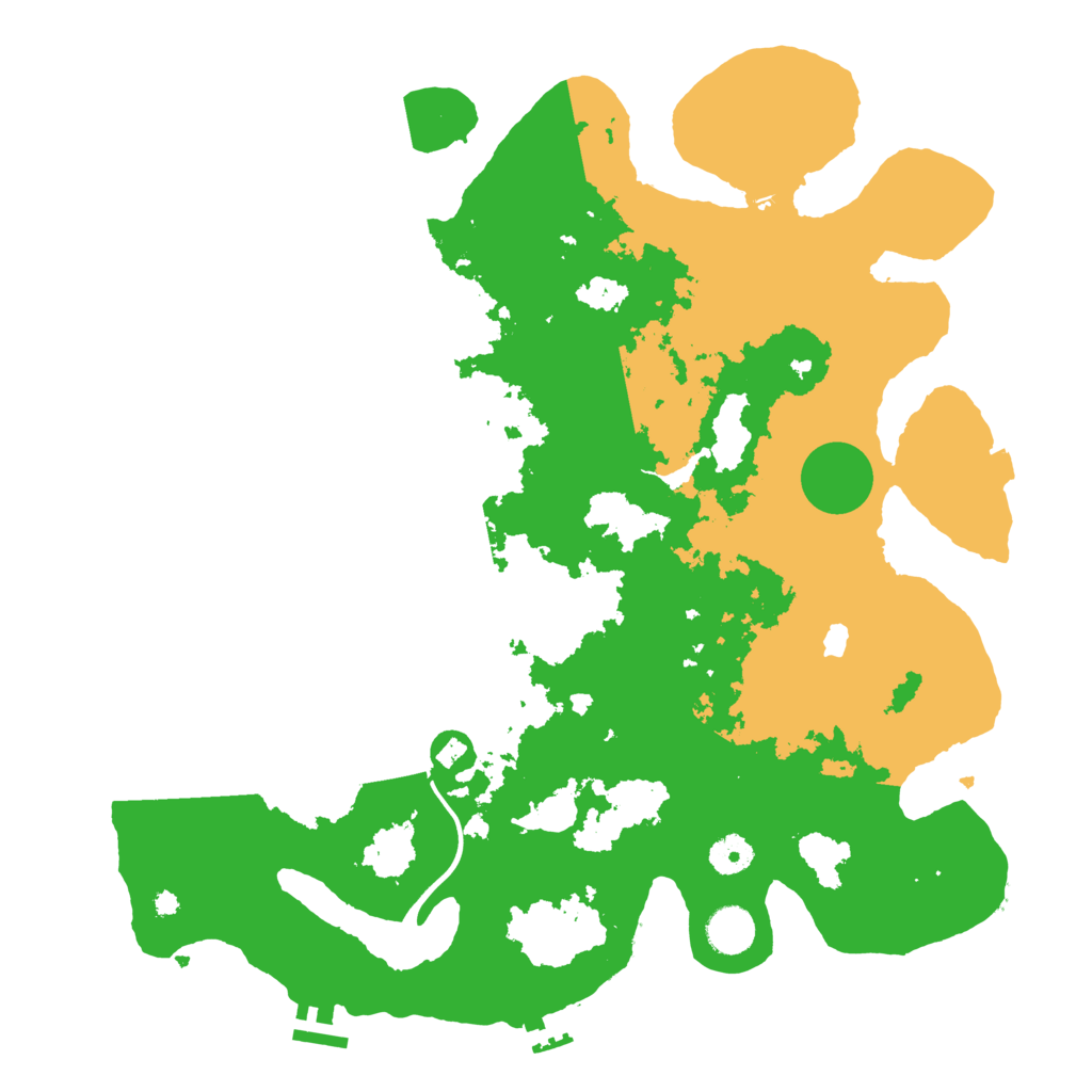 Biome Rust Map: Procedural Map, Size: 4000, Seed: 1436566079