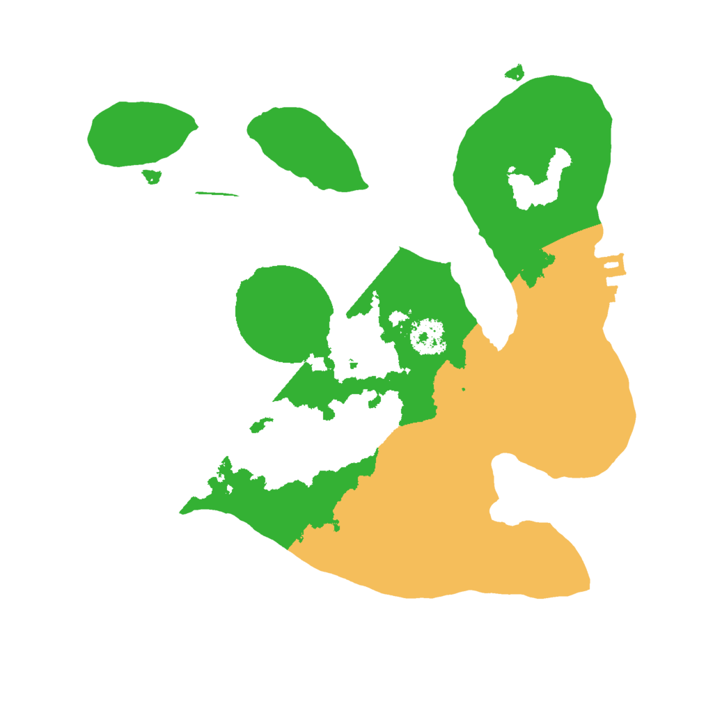 Biome Rust Map: Procedural Map, Size: 2000, Seed: 294527060