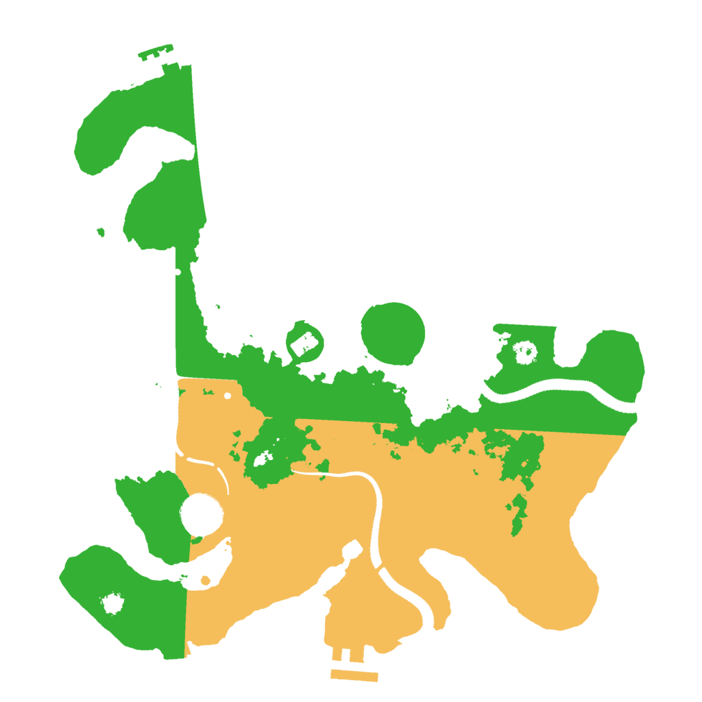 Biome Rust Map: Procedural Map, Size: 3000, Seed: 999818772