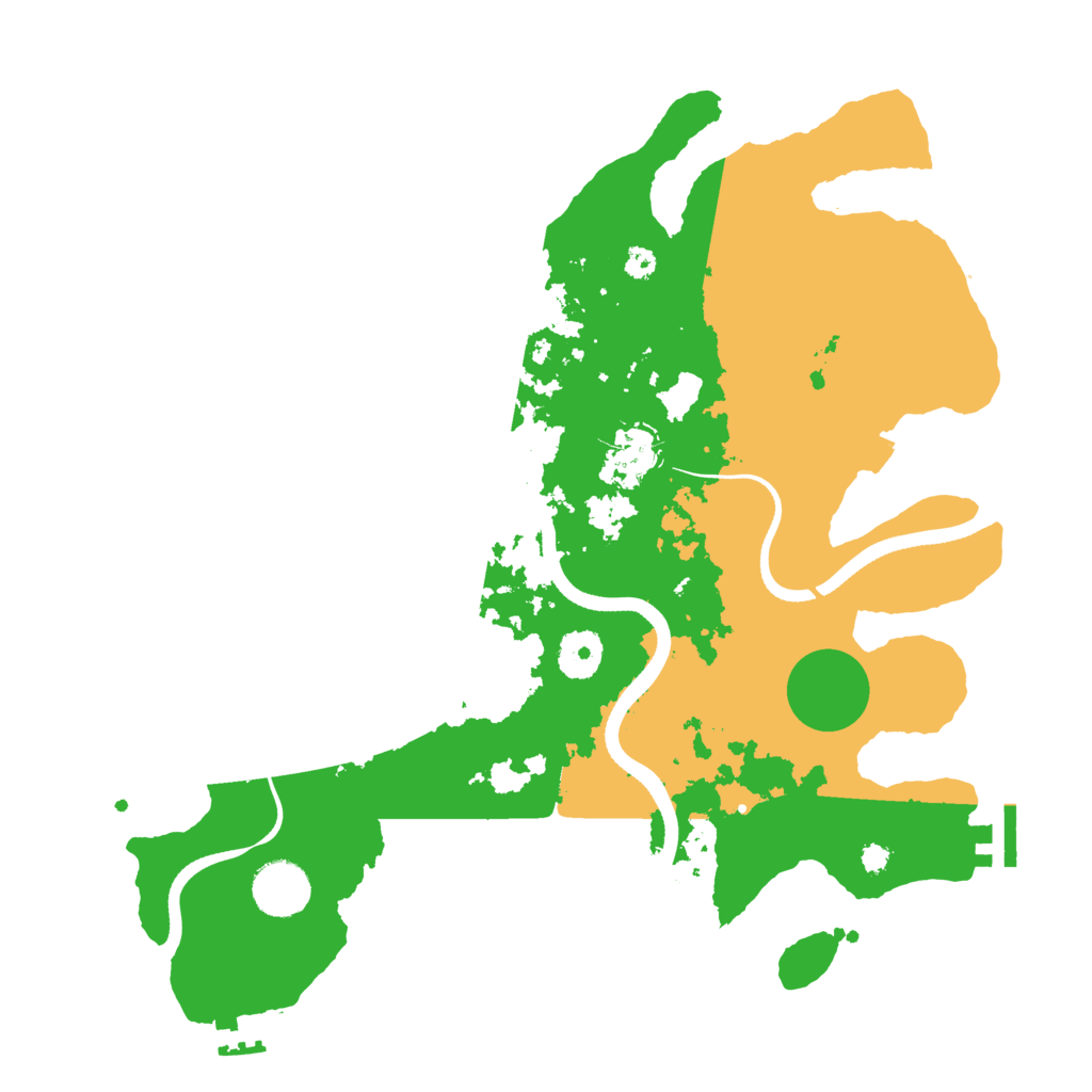 Biome Rust Map: Procedural Map, Size: 3500, Seed: 1872352