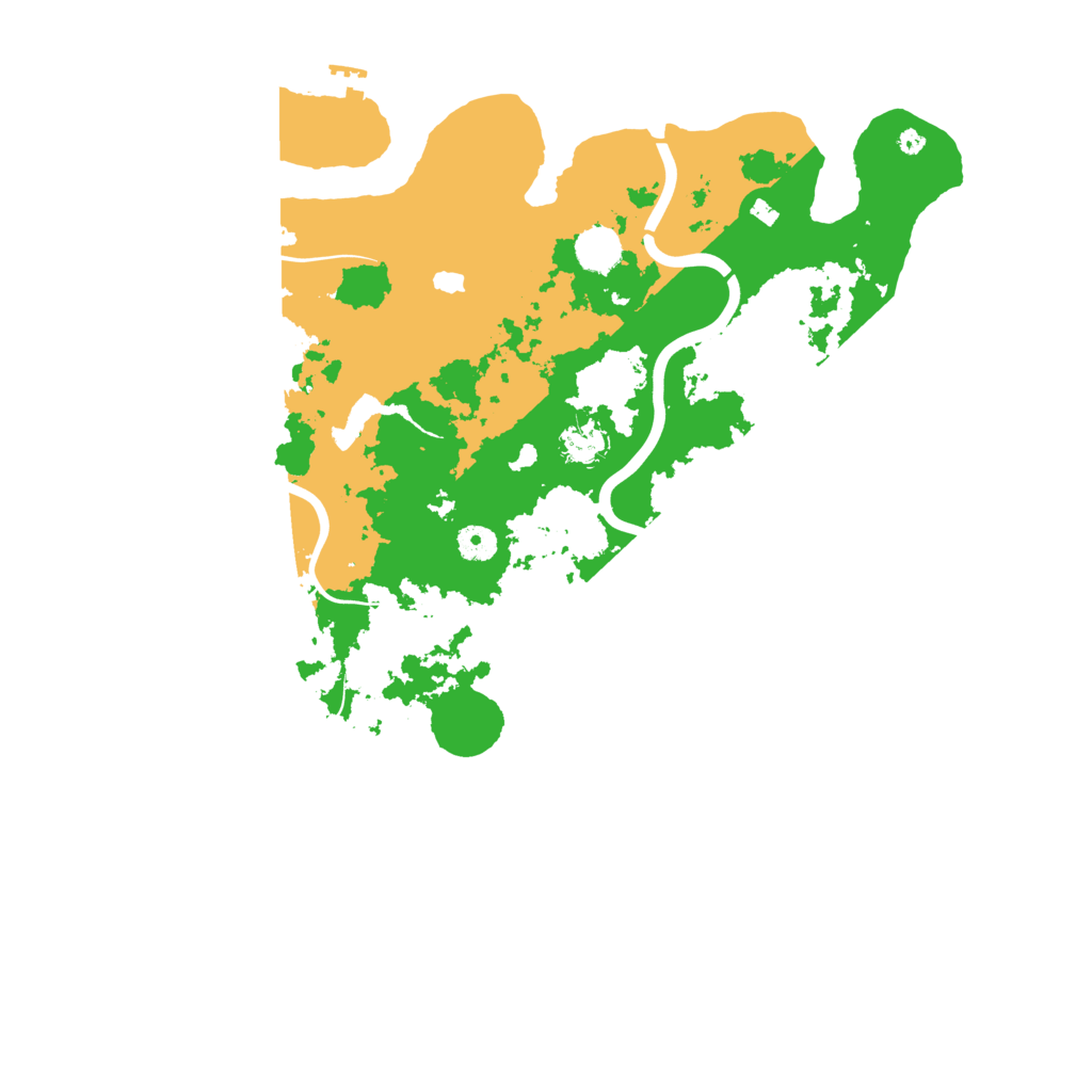 Biome Rust Map: Procedural Map, Size: 4300, Seed: 42441