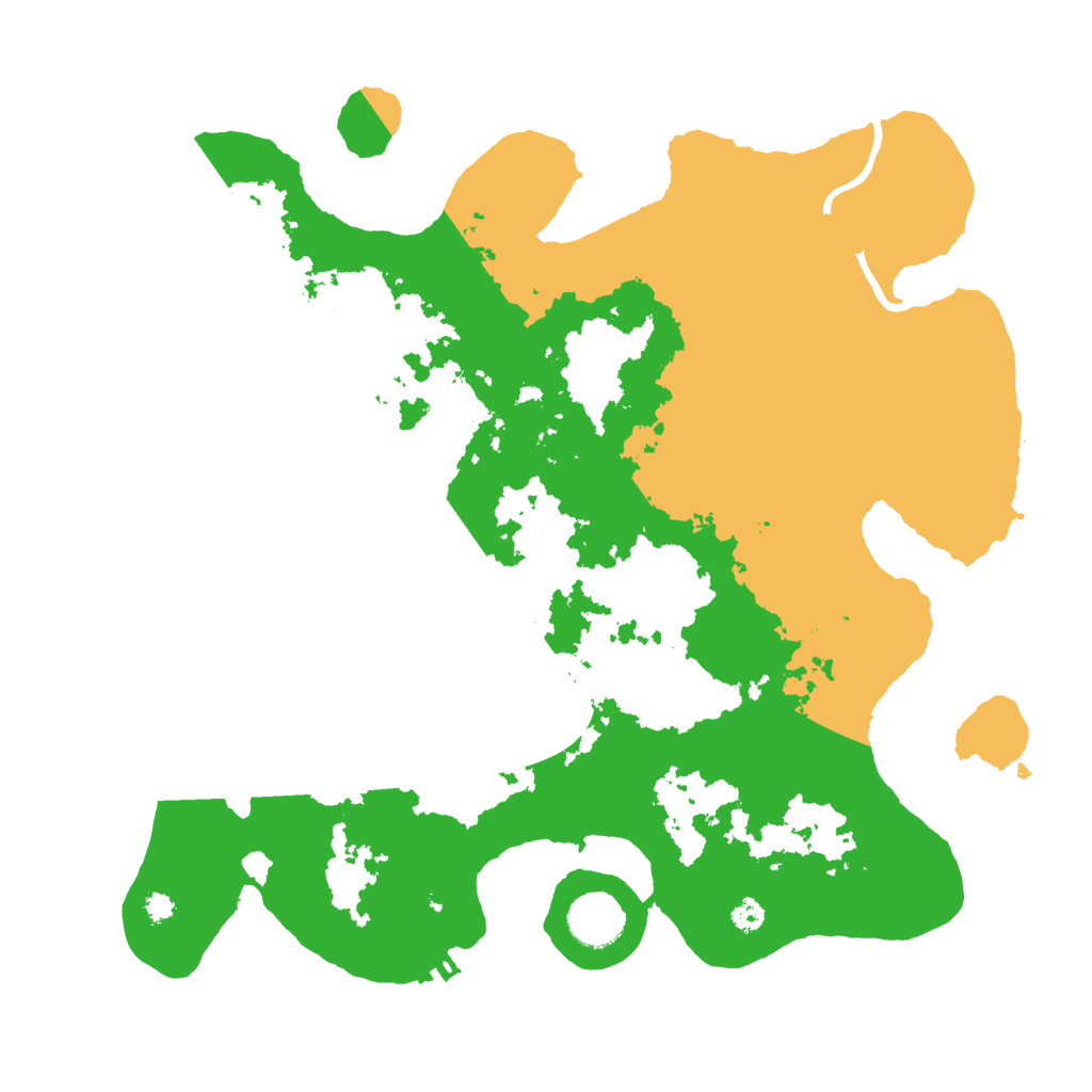 Biome Rust Map: Procedural Map, Size: 3500, Seed: 1328291206