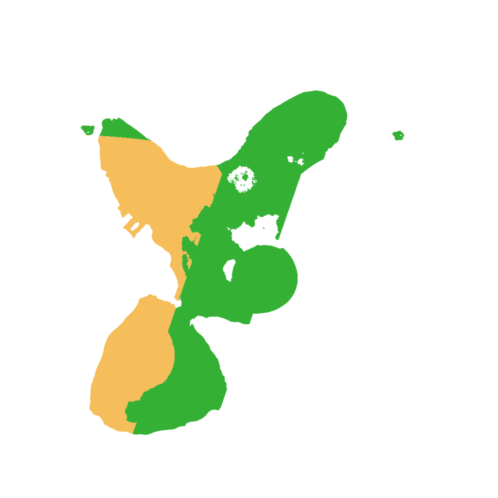 Biome Rust Map: Procedural Map, Size: 2000, Seed: 2016