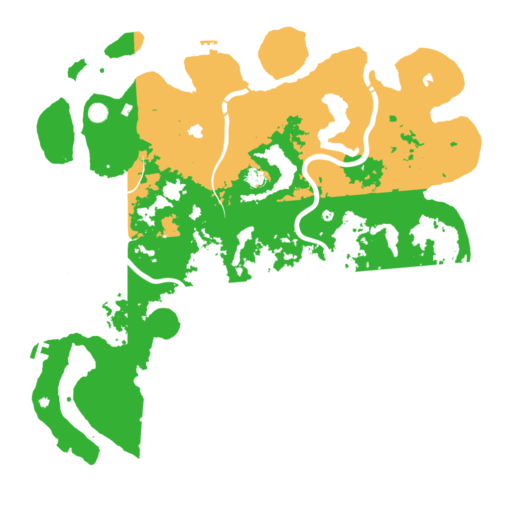 Biome Rust Map: Procedural Map, Size: 4500, Seed: 651482115