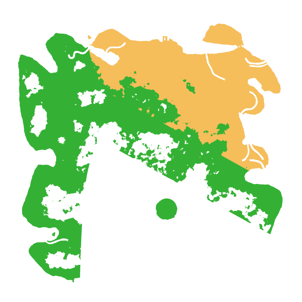 Biome Rust Map: Procedural Map, Size: 3950, Seed: 763597777