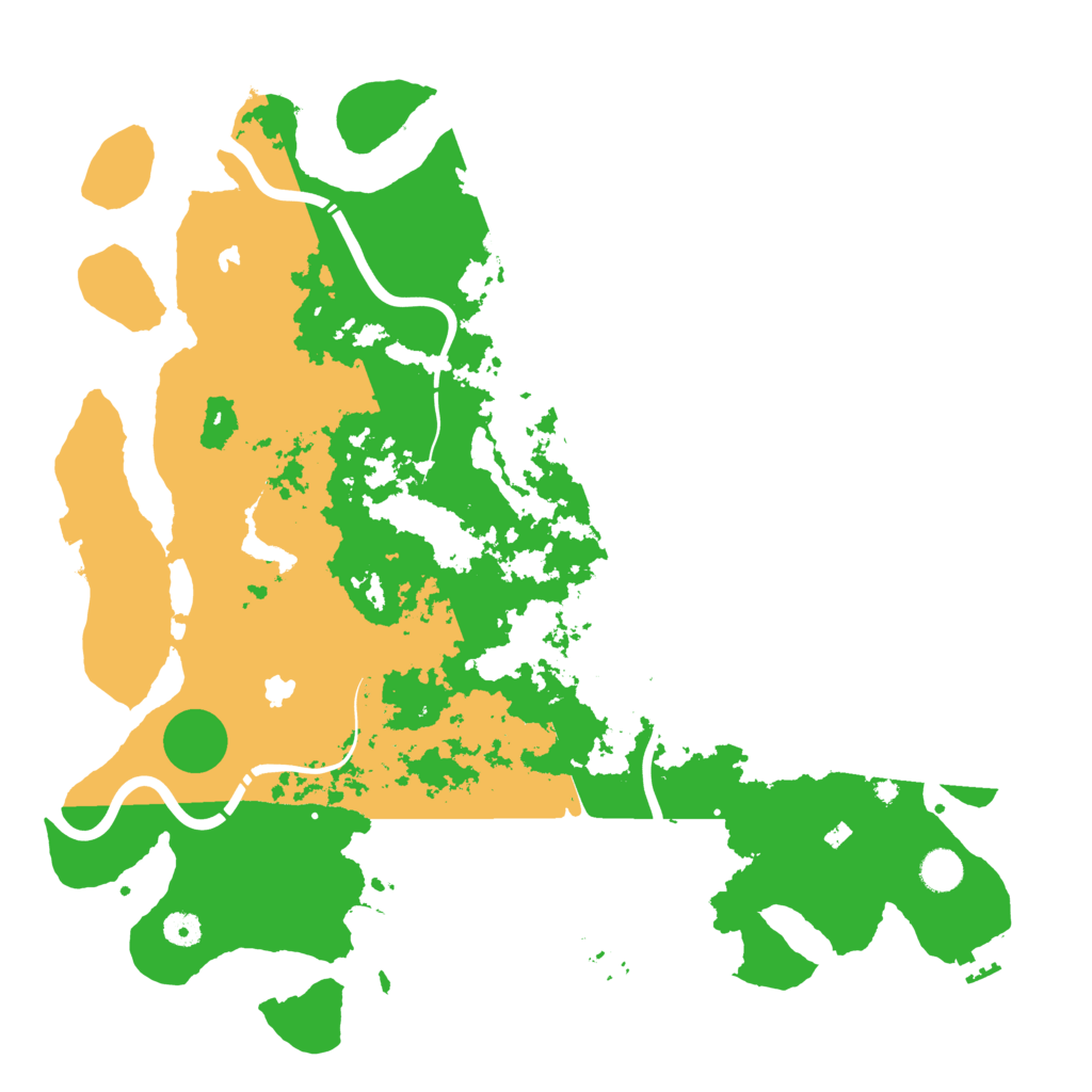Biome Rust Map: Procedural Map, Size: 4500, Seed: 1259331124