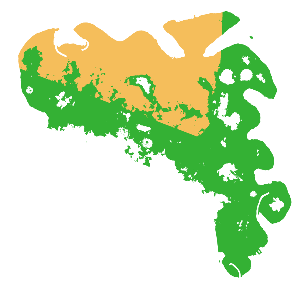 Biome Rust Map: Procedural Map, Size: 4500, Seed: 40722