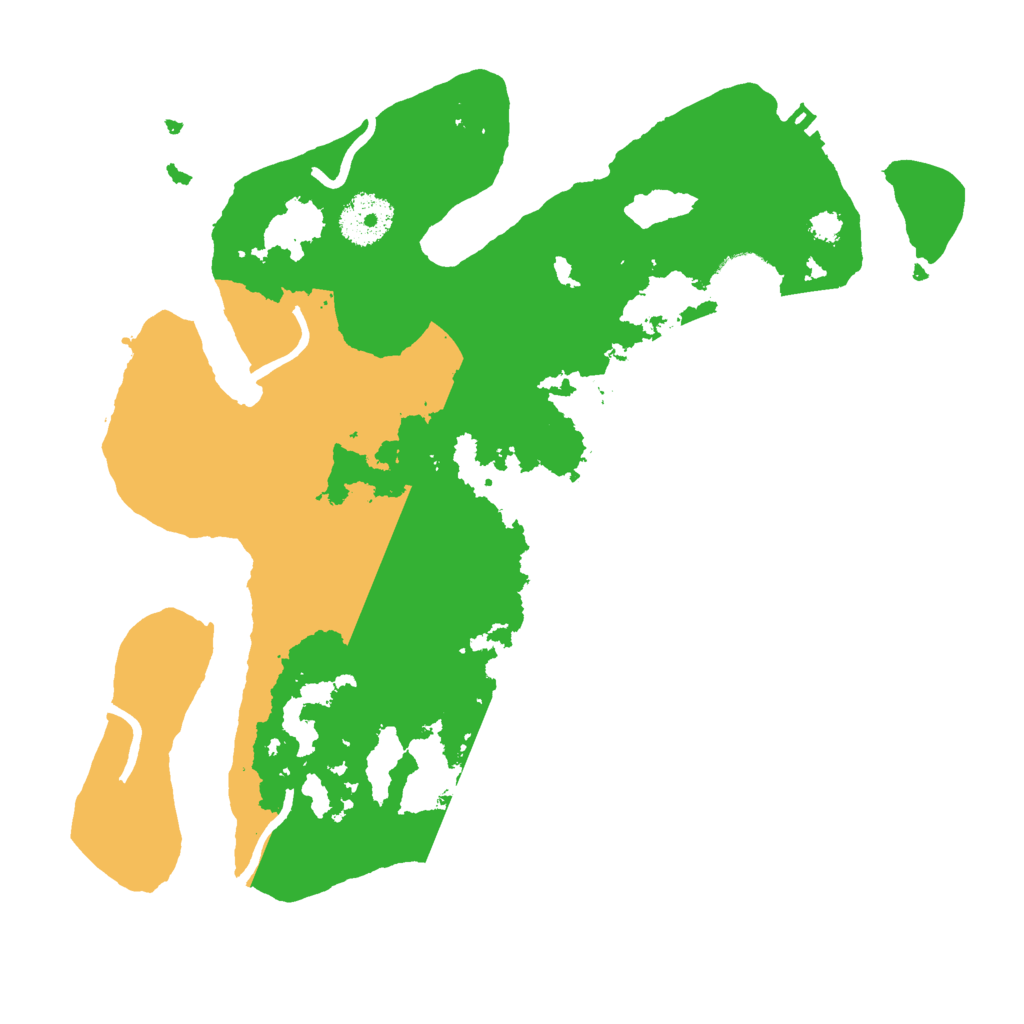 Biome Rust Map: Procedural Map, Size: 3000, Seed: 841037693