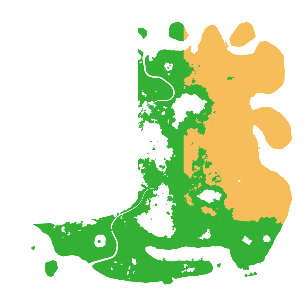 Biome Rust Map: Procedural Map, Size: 3700, Seed: 358