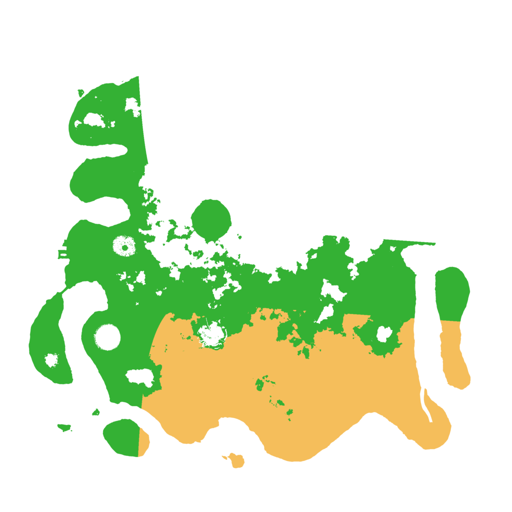 Biome Rust Map: Procedural Map, Size: 3500, Seed: 357846