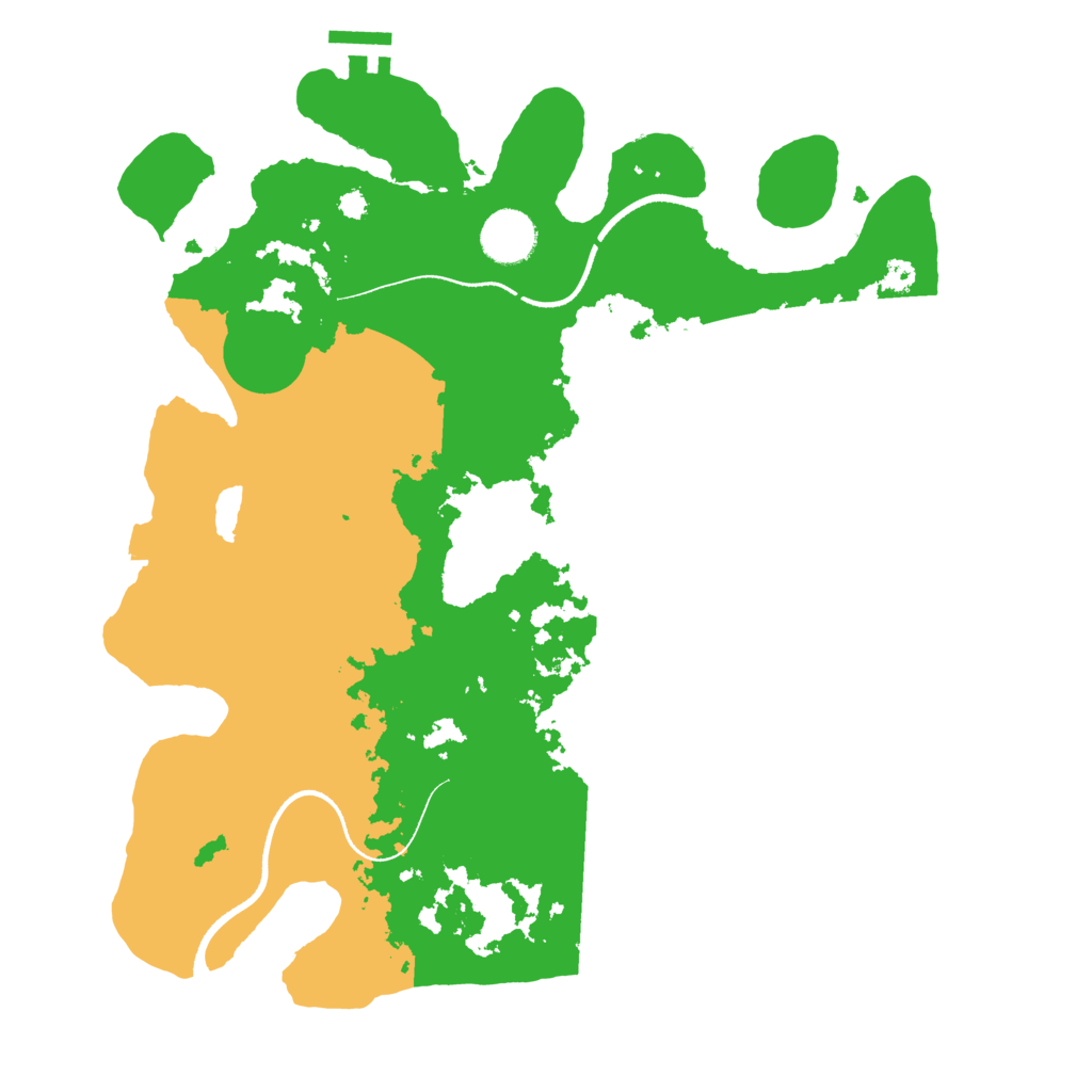 Biome Rust Map: Procedural Map, Size: 3500, Seed: 2126647476