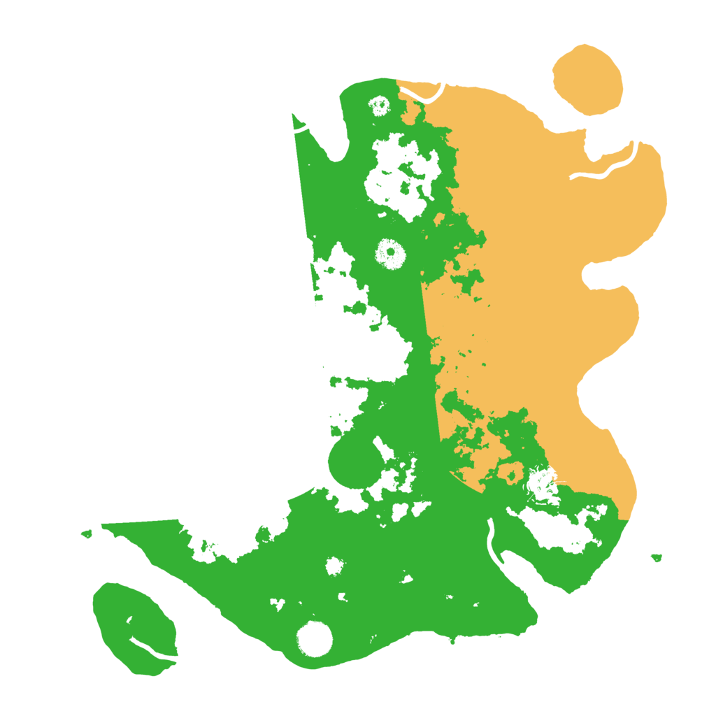 Biome Rust Map: Procedural Map, Size: 3600, Seed: 224259743