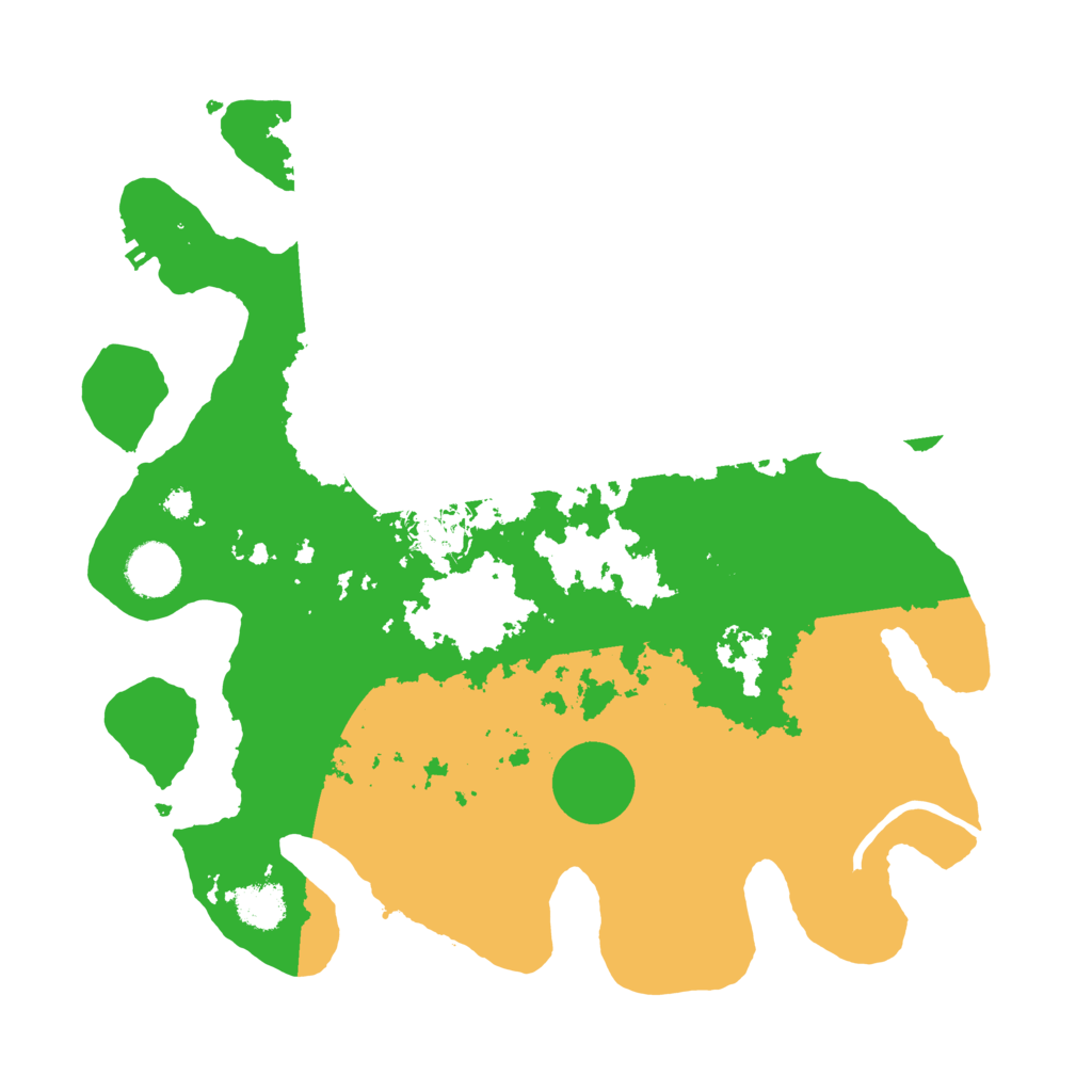 Biome Rust Map: Procedural Map, Size: 3500, Seed: 22305976