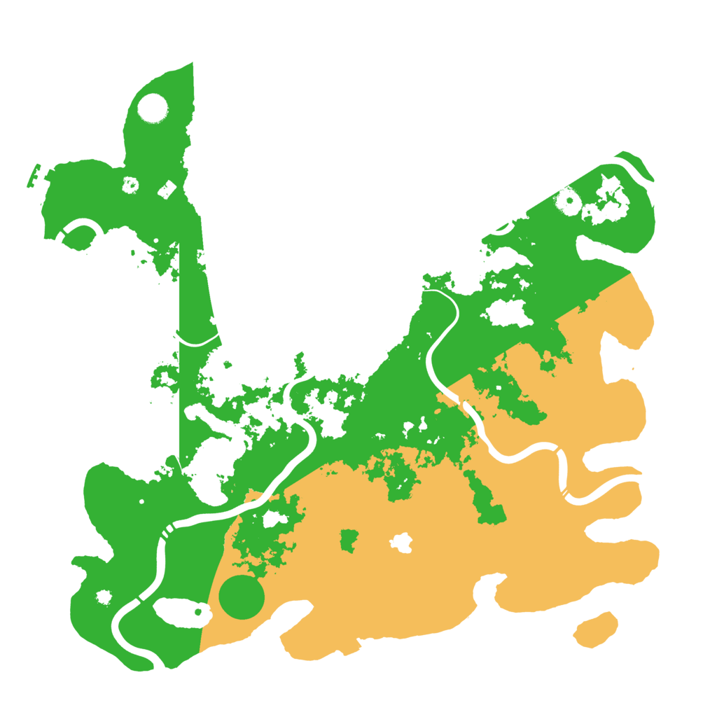 Biome Rust Map: Procedural Map, Size: 4250, Seed: 576291751