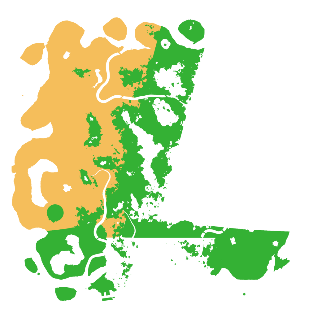 Biome Rust Map: Procedural Map, Size: 5000, Seed: 356849