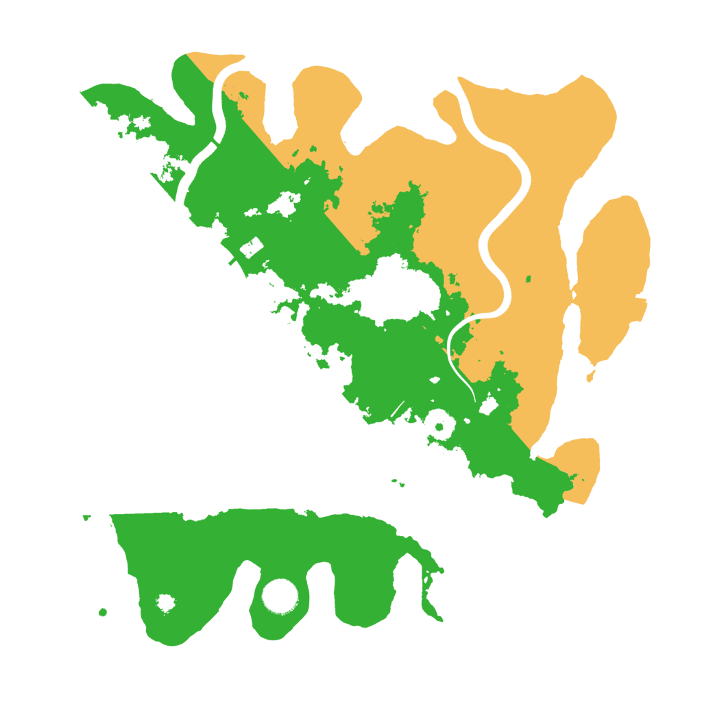 Biome Rust Map: Procedural Map, Size: 3502, Seed: 76