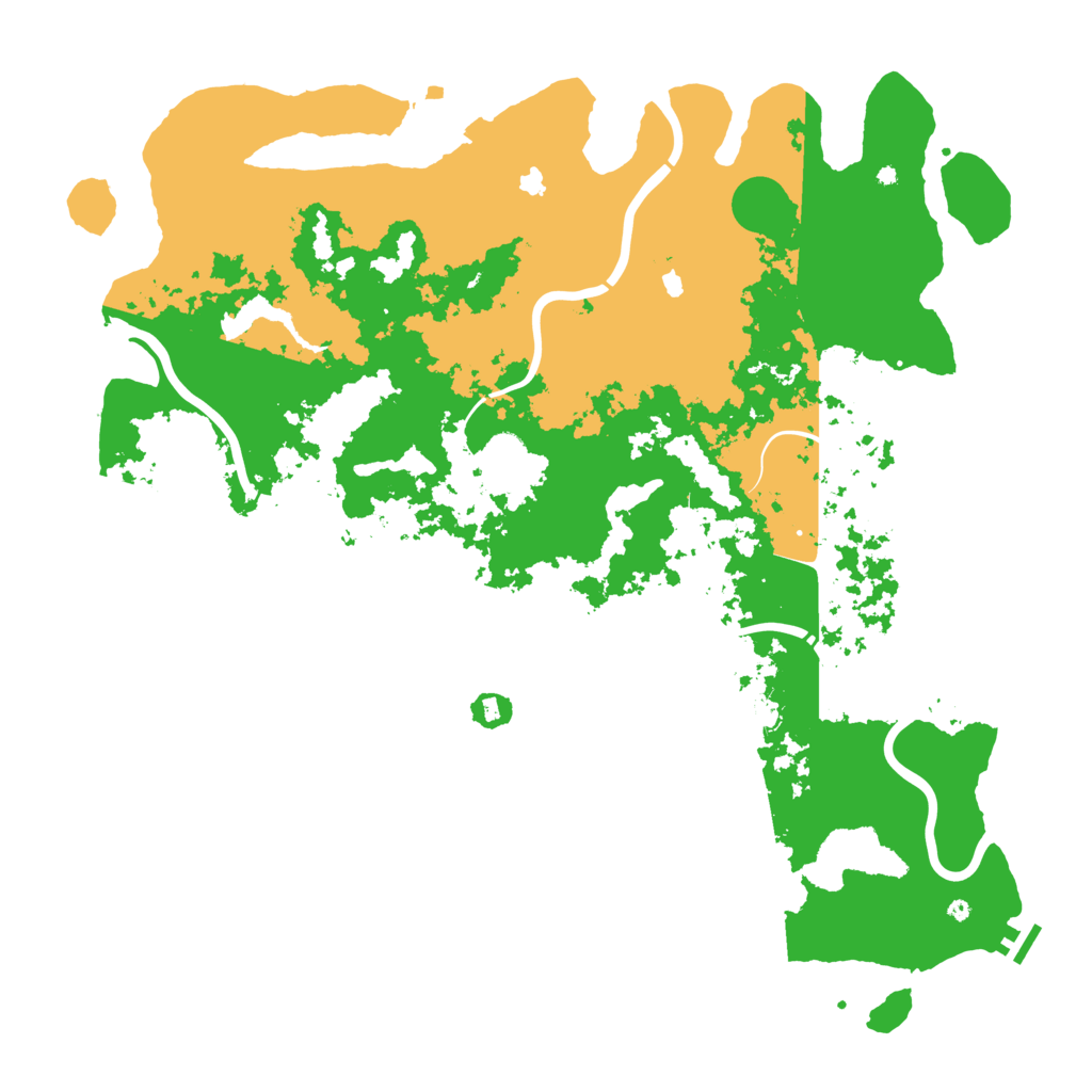 Biome Rust Map: Procedural Map, Size: 5125, Seed: 2147483647