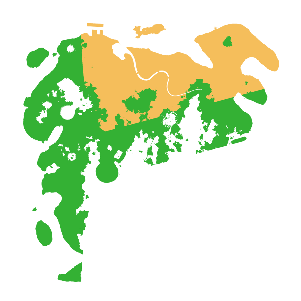 Biome Rust Map: Procedural Map, Size: 3700, Seed: 2022080416