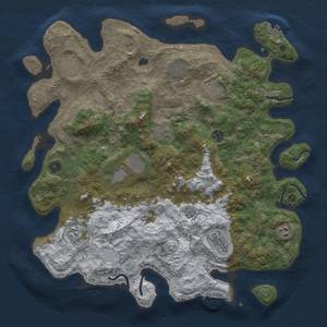 Thumbnail Rust Map: Procedural Map, Size: 4250, Seed: 2065488190, 20 Monuments