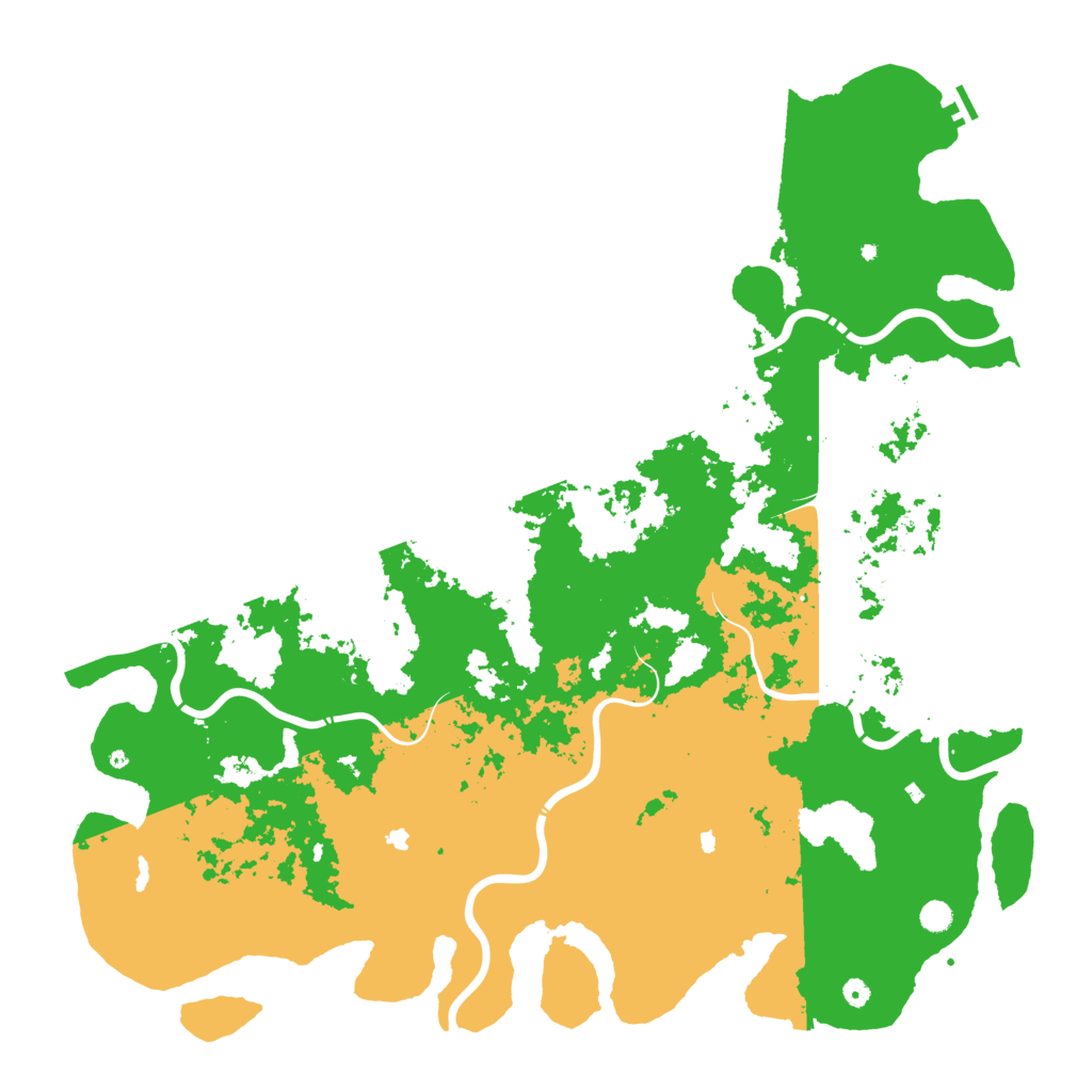 Biome Rust Map: Procedural Map, Size: 6000, Seed: 186504585