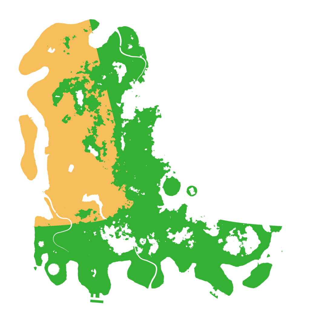 Biome Rust Map: Procedural Map, Size: 4800, Seed: 62506