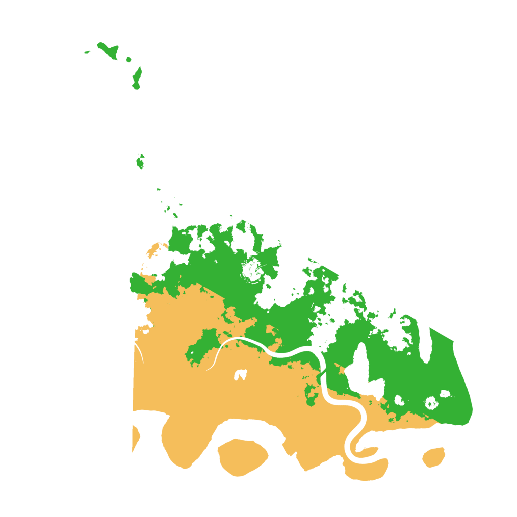 Biome Rust Map: Procedural Map, Size: 4000, Seed: 438