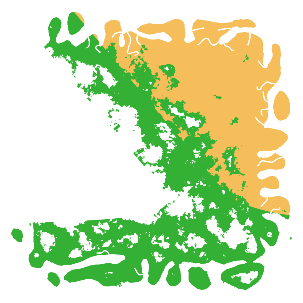 Biome Rust Map: Procedural Map, Size: 6000, Seed: 27041998