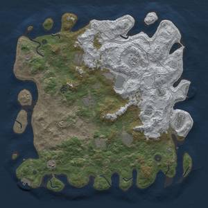 Thumbnail Rust Map: Procedural Map, Size: 4500, Seed: 3032022, 20 Monuments