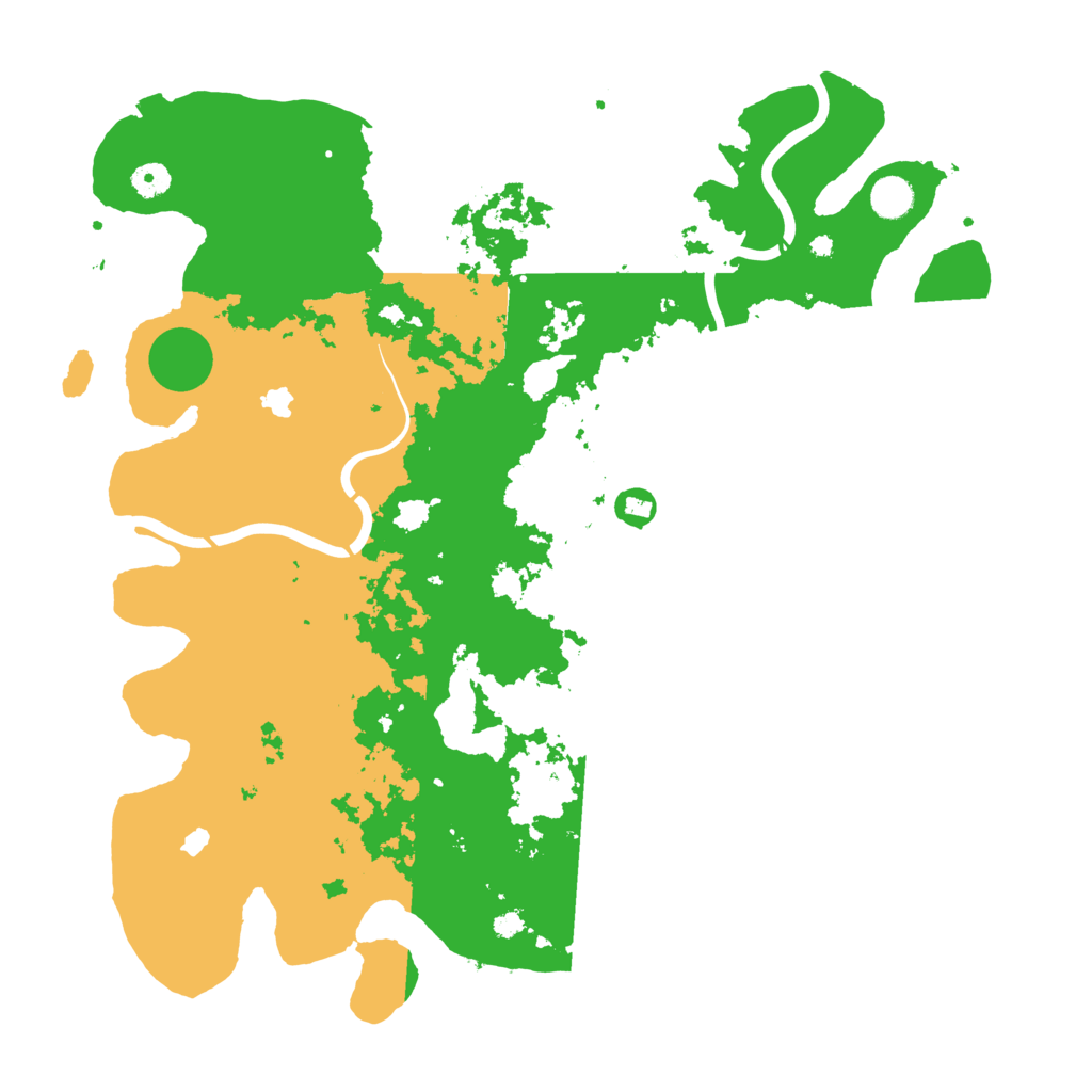 Biome Rust Map: Procedural Map, Size: 4500, Seed: 767676