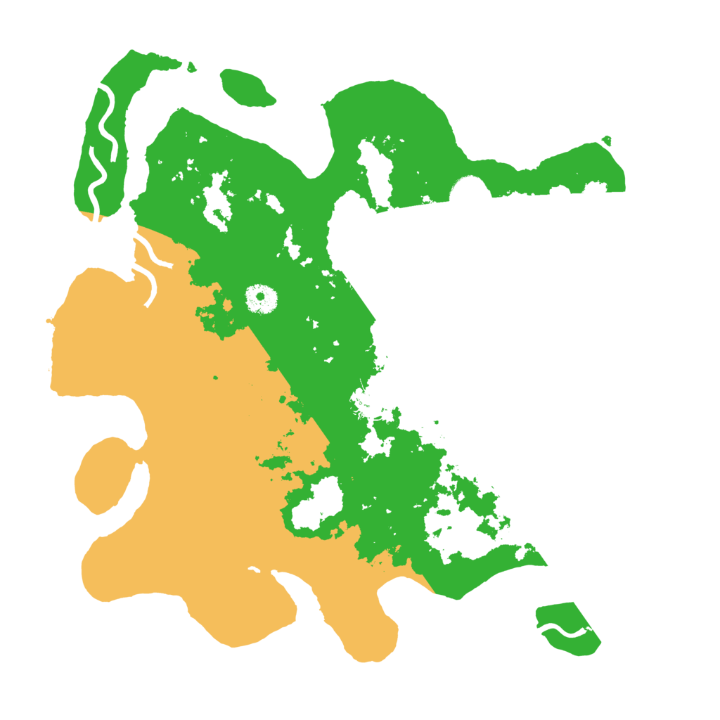 Biome Rust Map: Procedural Map, Size: 3500, Seed: 684693829