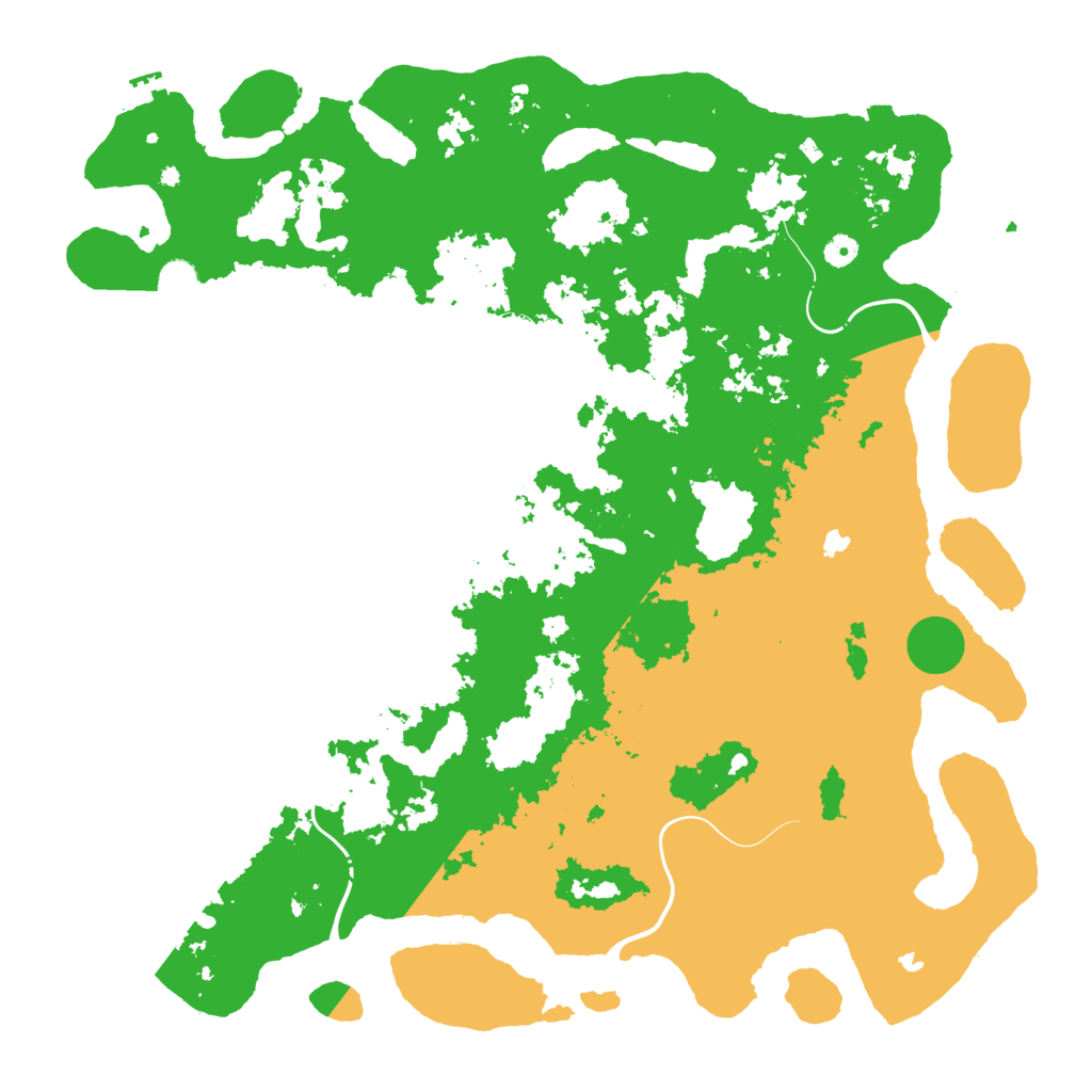 Biome Rust Map: Procedural Map, Size: 5000, Seed: 19490404