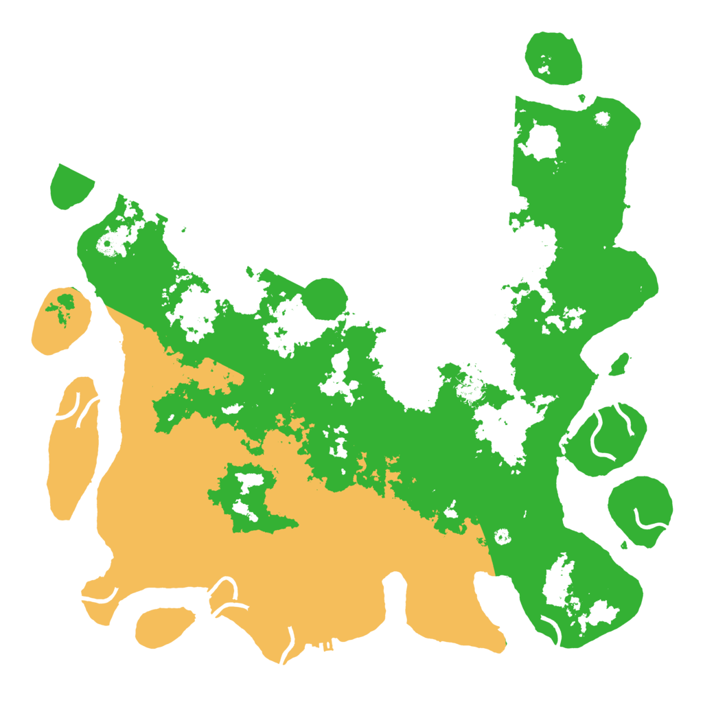 Biome Rust Map: Procedural Map, Size: 4500, Seed: 2356