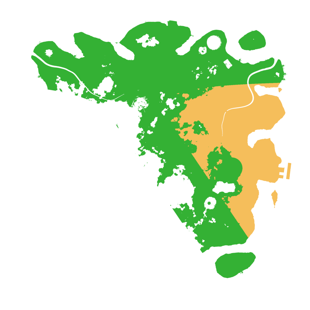 Biome Rust Map: Procedural Map, Size: 3850, Seed: 233100676