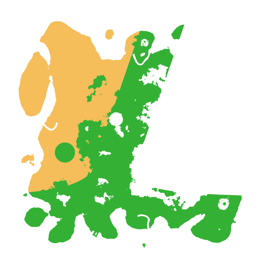 Biome Rust Map: Procedural Map, Size: 3500, Seed: 175579986